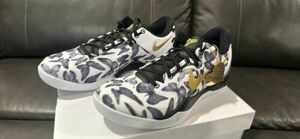 Brand 新品 Kobe 8 PROTRO Gold-ブラック M11 / W12.5 海外 即決