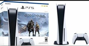 New Sony PlayStation 5 Console with God of War: Ragnarok Bundle PS5 海外 即決