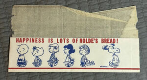 Happiness is Lots of Nolde’s Bread Peanuts Snoopy Advertising Paper Hat 1975 海外 即決