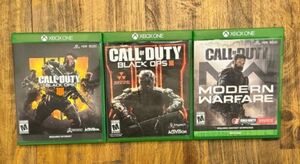 Call of Duty: Black Ops 3 And 4, & Modern Warfare Microsoft Xbox One Lot Bundle 海外 即決