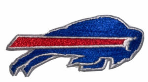 Buffalo Bills Embroidered 2.75 X 1 Inch Iron On Patch 海外 即決