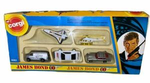 Vintage Corgi Juniors 3082 James Bond 007 Five Car Set 1979 Complete in Box RARE 海外 即決