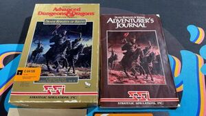 Advanced Dungeons & Dragons Death Knights Of Krynn Game For Commodore 64 & 128 海外 即決