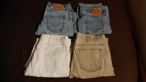 Levis 501 34x34 Mens Jeans & More - Used - Lot #1 海外 即決