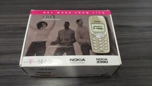 Nokia 3390b Cell Phone in Original Box (T-Mobile) - VintageChampagne Color 海外 即決