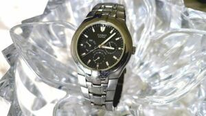 CASIO Edifice Triple Calendar EF-304 Stainless Steel 39mm Watch 海外 即決