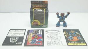 G1 Transforfmers Battle Beasts Beastformer Grizzly Bear figure with box 海外 即決