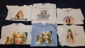 Britney Spears Vintage "BLIND BOX" YOUTH Large Shirt Random Pick 6 Available 海外 即決