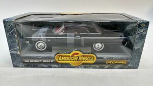 Ertl, American Muscle 1:18 Scale 1964 Chevrolet Impala SS Black Diecast Car 海外 即決