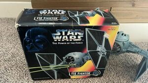 STAR WARS The Power of the Force Tie Fighter Vehicle 1995 Tonka Kenner 海外 即決