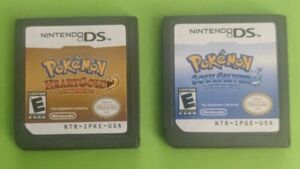 Authentic Pokemon Soul Silver And Heart Gold 3DS *Cartridges Only* 海外 即決