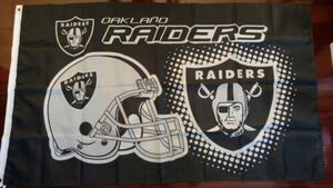 Oakland Raiders 3x5 Flag. US seller. Free shipping within the US 海外 即決