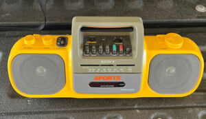 Vintage Sony Sports CFS-905 Boombox Mega Bass Radio Cassette *Read Description* 海外 即決