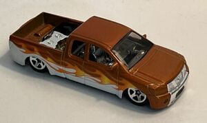 2007 Hot Wheels Nissan Titan Hot Trucks 5 Pack Orange Loose Flames 海外 即決