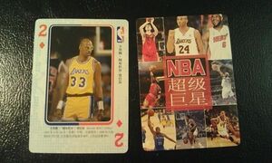 Kareem Abdul-Jabbar Los Angeles Lakers NBA SUPERSTAR CHINESE Playing Card WOW 海外 即決
