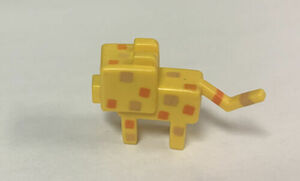 Minecraft Ocelot 1" Tall Mini Figure Toy Animal Figurine Cat Cheetah Leopard 海外 即決