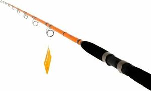Catfish Pro Fishing for Fun Rod - 7'6" One-Piece Orange One Size, Multi 海外 即決