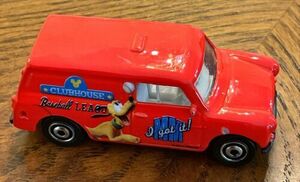 Matchbox Car 1965 Red Austin Mini Van Mickey Mouse & Pluto Mattel 2006 海外 即決