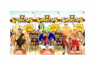 WWE Superstars Series 8 Set Hulk Hogan Andre the Giant Doink The Clown NEW 2024 海外 即決