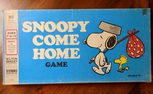 Vintage 1973 SNOOPY COME HOME Board Game Complete Original Dice Schultz Peanuts! 海外 即決