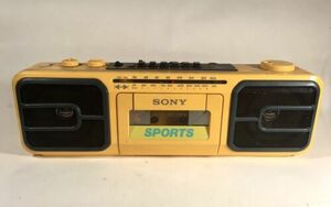 Sony CFS 950 Portable Sports Radio AM FM Stereo Cassette Recorder 1985 READ 海外 即決