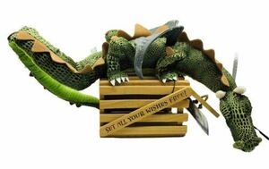 Vtg Y2K Harry Potter Figure 15” Hallmark Norbert Dragon On Crate Set All Your 海外 即決