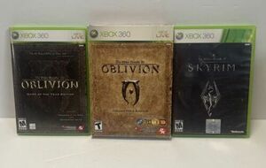 The Elder Scrolls Oblivion Lot IV Collector's Edition GOTY V Xbox 360 Complete 海外 即決