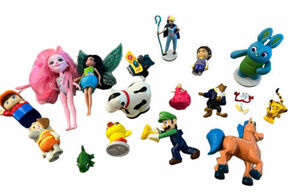 HUGE Lot Of Small Misc Figurines Cake Toppers Mario Toy Story & More 海外 即決