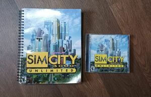 SimCity 3000 Unlimited (PC Windows) Disc And Spiral Paperback Game Guide 海外 即決