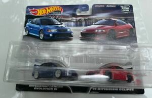 2023 Hot Wheels Car Culture Mitsubishi 2-Pack 95 Eclipse & Lancer Evo VI 海外 即決