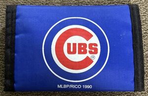 Vintage Nylon Chicago Cubs MLB Baseball Nylon Wallet 海外 即決