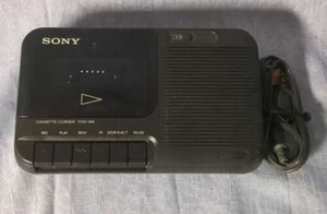 Vintage Sony Cassette Recorder Model TCM-818 Tape Player w/cord Tested 海外 即決