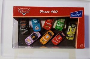 Disney Pixar Cars Supercharged Dinoco 400 (8) Car Play Set ( Target Exclusive ) 海外 即決