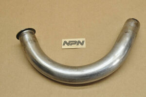 Vtg Used OEM Yamaha 1971 CS3 1968 YCS1 Left Exhaust Muffler Header Pipe 174-1461 海外 即決