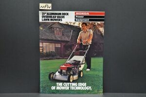 Vintage NOS 1984 Honda HR214 PXA SXA SMA 21" Lawn Mower Dealer Sales Brochure 海外 即決