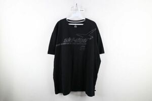 Vintage Ski Doo BRP Mens 3XL Faded Spell Out Racing Rotax Short Sleeve T-Shirt 海外 即決