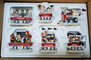 NICE Danbury Mint Boston Red Sox Christmas Express In Box Baseball MLB Train 海外 即決