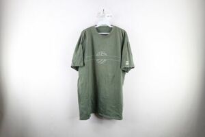 Vintage 90s Mens 2XL Faded Christianity Volleyball Short Sleeve T-Shirt Green 海外 即決