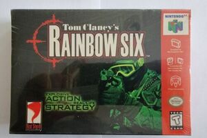 Tom clancy's rainbow six n64 64 factory sealed 海外 即決