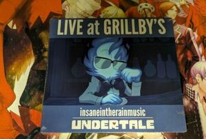 Undertale Live at Grillby's CD Official Soundtrack Insaneintherainmusic Sealed 海外 即決