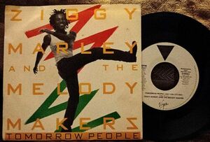 Ziggy Marley & The Melody / Makers "Tomorrow People" - 1988 - 7" プロモ 45 海外 即決