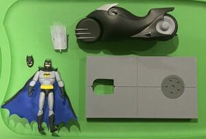 DC Direct DC Collectibles Batman The Animated Series Batcycle Working Complete 海外 即決