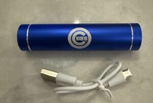 Chicago Cubs Power Bank Phone Charger Giveaway 5/4/24- in hand, no box. 海外 即決