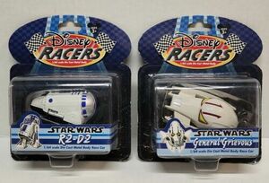 Disney Racers Star Wars General Grievous & R2-D2 1:64 Die Cast Car Star Tours 海外 即決