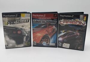 Need for Speed: Underground & Carbon & Pro Street Complete CIB Bundle lot 海外 即決