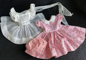 15” Doll Pinafore Dress Toni Sweet Sue Honey Nanette Maggie Vintage 14” Floral 海外 即決