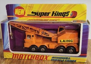 Matchbox Lesney K-12 SUPER KINGS LAING Lifting Jib / BOXED - BEAUTIFUL!! 海外 即決