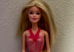 Barbie Easy Dress Doll Floral Skirt Mattel 海外 即決