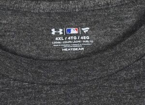 Under Armour Men's 4XL Heatgear San Francisco Giants MLB Baseball Shirt Gray 海外 即決