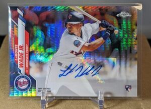 2020 Topps Chrome Update LaMonte Wade Jr. RC Prism Refractor Auto /125 #USA-LW 海外 即決